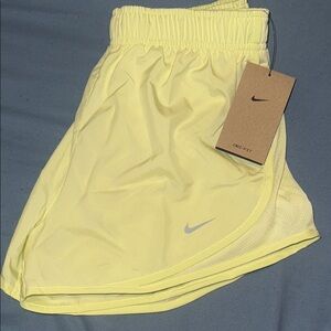 Nike Yellow Athletic Shorts